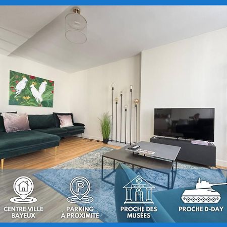 Bajocasse Apt Duplex Spacieux 3 Ch 2 Sdb Cosy Plein Centre Bayeux Decoration Elegante Proche Plages Du Debarquement Εξωτερικό φωτογραφία