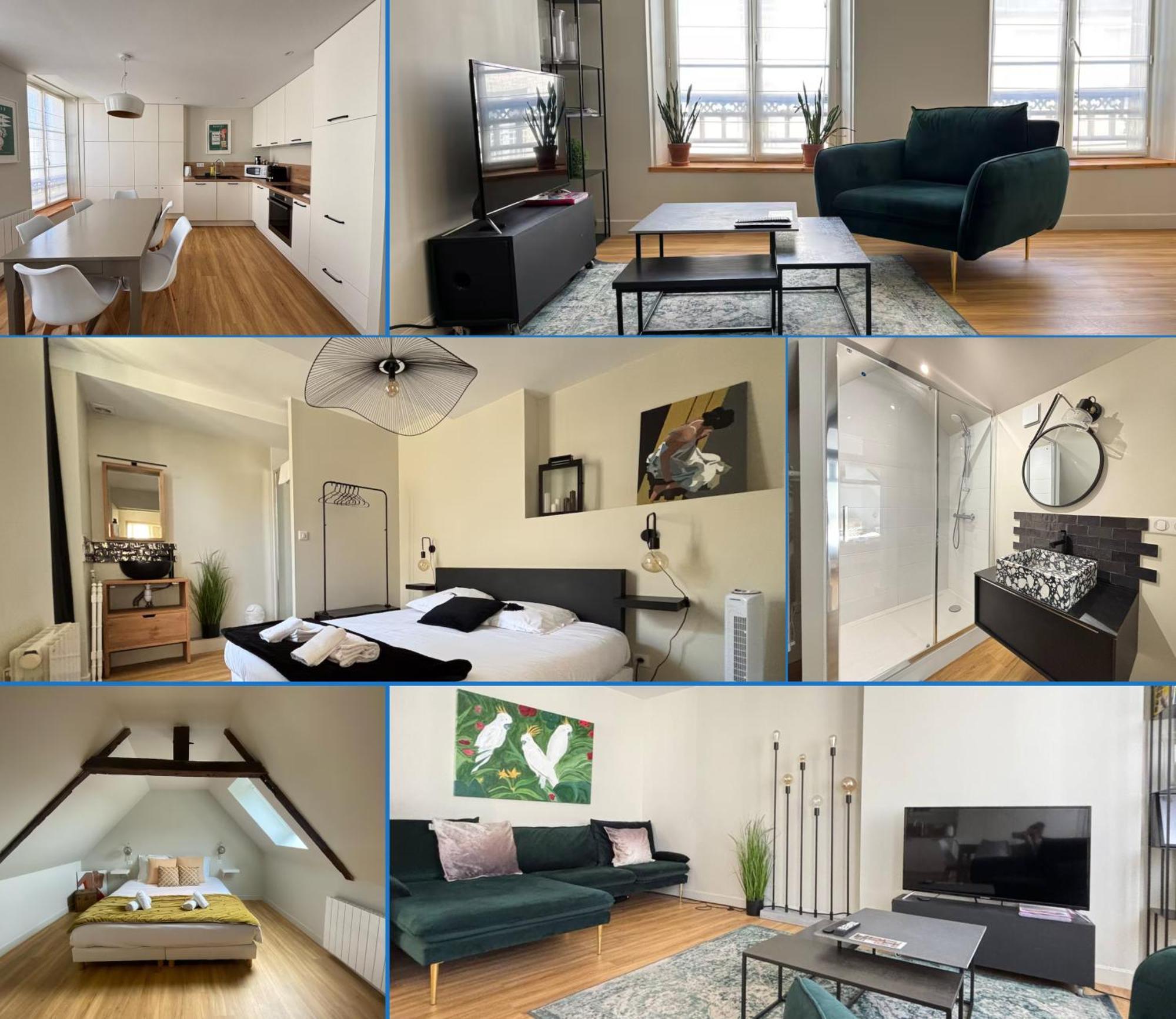 Bajocasse Apt Duplex Spacieux 3 Ch 2 Sdb Cosy Plein Centre Bayeux Decoration Elegante Proche Plages Du Debarquement Εξωτερικό φωτογραφία